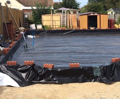 Structural combined gas and waterproofing systems
