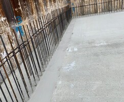 Delta products used in structural waterproofing