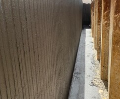 Delta products used in structural waterproofing