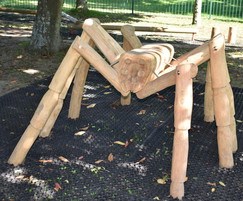 eibe paradiso wooden Thekla spider sculpture