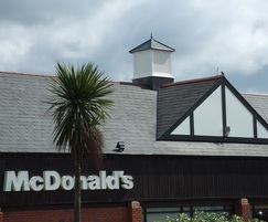 GRP cupola with louvre effect sides - MacDonalds