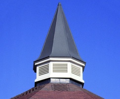 Octagonal cupola with lead effect roof