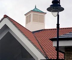 Sarum cupola with copper effect roof