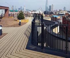 Library Street roof deck uses Citideck® decking
