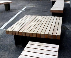 Benchmark Exeter hardwood timber picnic table