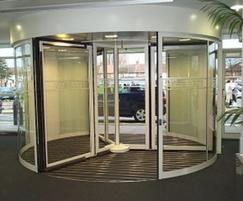 Tormax automatic revolving entrance at Aintree Hospital
