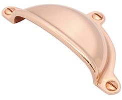 Classic Range drawer pull in copper plated finish