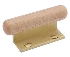 Arbor 64100 sash lift in maple and satin brass finish