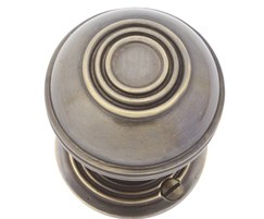 Classic range mortice knob in antique brass finish