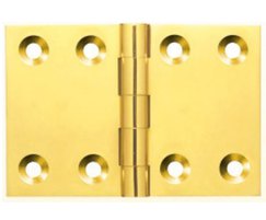 Polished brass backflap hinge from Silver Kite