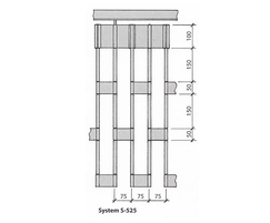 System S-525 Sliding/ Folding Grille details