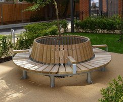 Belmont ironwork tree seat | Lost Art | ESI External Works