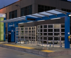 Passenger waiting shelter - Seattle BRT route