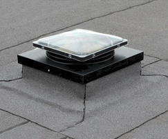 Em Tube with PVC 15mm upstand on flat roof