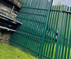 Lochrin Combi SL2 high-security palisade fencing