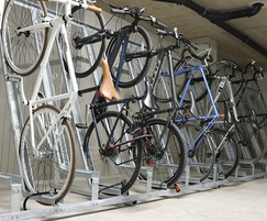 vertical cycle rack