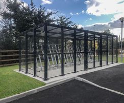Chichester cycle shelter