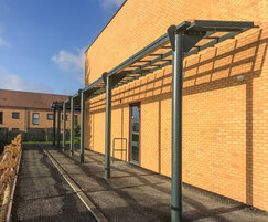 Canopy provides shelter for school pupils