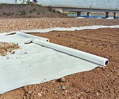 Standard geotextile is easy to install