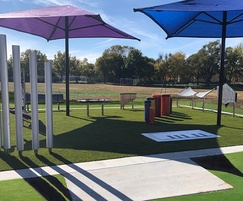 Outdoor Inclusive Musical Playground with Shade