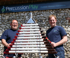 Robin and Jody Ashfield of Percussion Play Ltd 