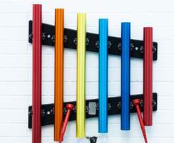 Rainbow Chimes Wall Mounted at Suitable Height