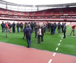 Delegates learn about J Premier Pitch at the Emirates