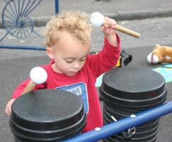 Pipe Drums are suitable for all ages