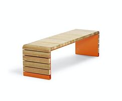 MOVE contemporary bench for indoor public spaces