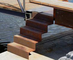 Corten Steel Steps