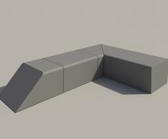 Millenium Cast Stone Bench Urbastyle Esi External Works