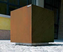 Cube Steel Bollard