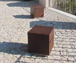Cube Steel Bollard
