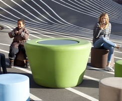 Loop Cone polyethylene outdoor table