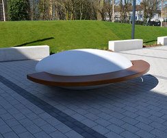 Stone seating for Montem Ice Arena, Slough