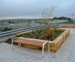 FGP range on Edge Hill library roof terrace
