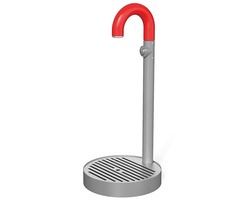 Paraguas Drinking Fountain in red