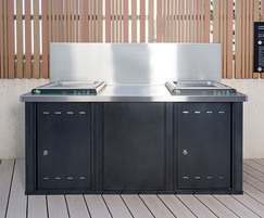 Triple Bench modular barbecue by Christie
