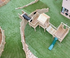 Bespoke play area for school