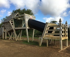 Play frame at countryside attraction