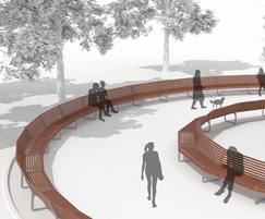 Portiqoa curved park benches  - assembly suggestion
