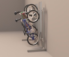 vertical cycle racks