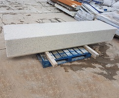 Rossa concrete bench ready for delivery