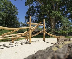 Log Climbing Frame No.2 for children aged 4+ years