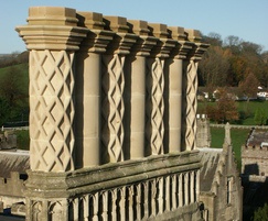Conishead Priory, chimney detail
