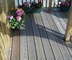 Q-Deck® Canterbury2 style decking boards, 27x144mm
