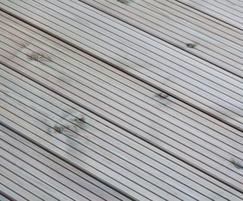 Q-Deck® Winchester style grooved decking boards