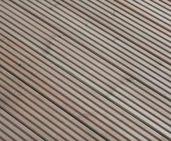 Q-Deck® York2 style softwood decking, grooved side