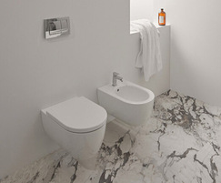 混合曲线-壁挂式马桶和壁挂式坐浴盆
