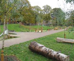 CEDEC Red footpath gravel -  Dukes Meadow Playground